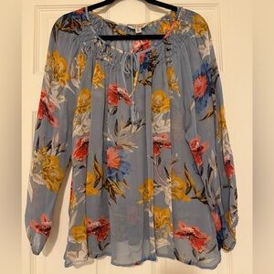 Women’s Lucky Brand Smocked Blouse Size XL